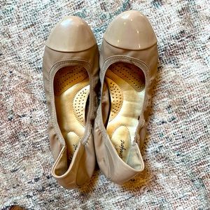 Nude ballet flats women’s size 11